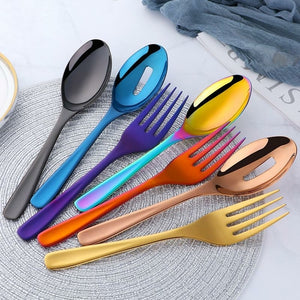 Open image in slideshow, Spoon Fork + Colander Full Set Of Bulk
