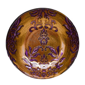 Open image in slideshow, Set/4 Damask 7.5&quot; Bowls
